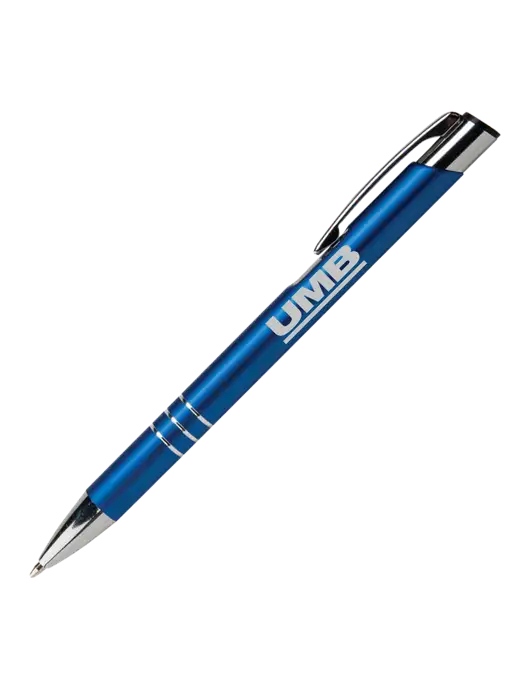 Laurent Blue Pen - Black Ink w/UMB Logo