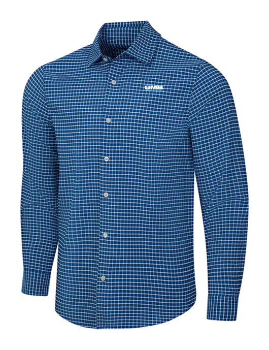 Navy/White City Stretch Shirt w/UMB Logo