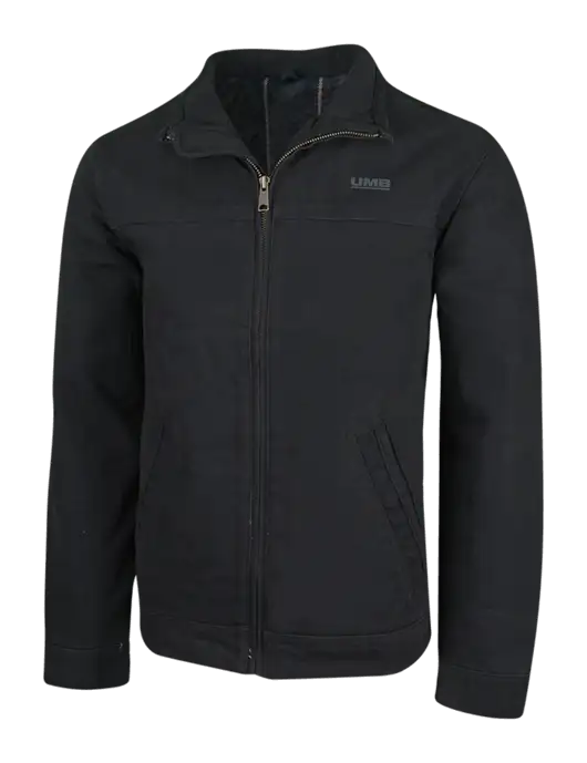 Cornerstone Black Washed Duck Cloth Flannel Lined Work Jacket w/UMB Logo