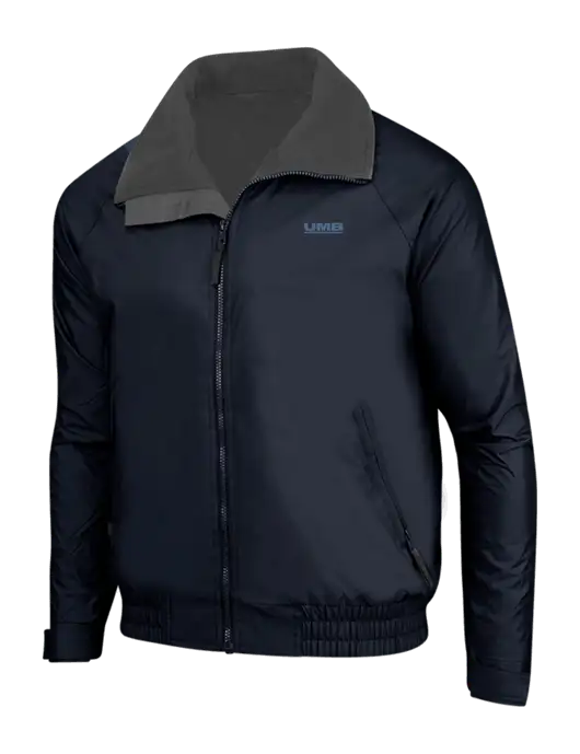 True Navy/Grey Heather Classic Competitor Jacket w/UMB Logo