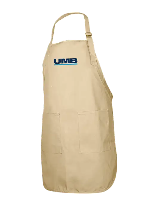 Full-Length Stone Apron With Pockets w/UMB Logo