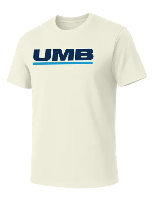 Allmade White Sand Organic Cotton Tee w/UMB Logo