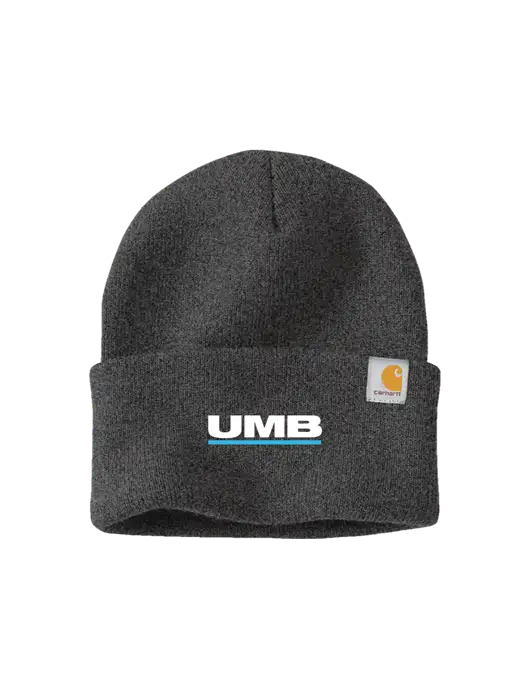 Carhartt Dark Grey Watch Cap 2.0 w/UMB Logo