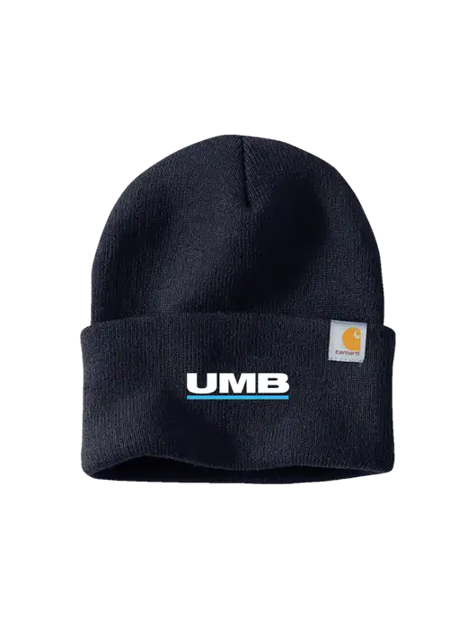 Carhartt Navy Watch Cap 2.0 w/UMB Logo