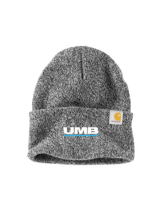 Carhartt Medium Grey Heather Watch Cap 2.0 w/UMB Logo