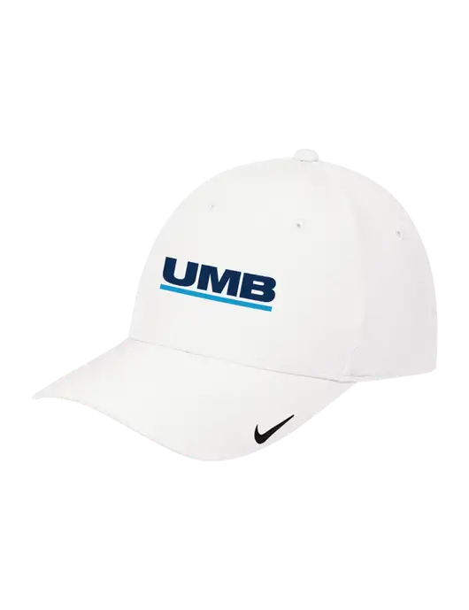 Nike White Dri-FIT Legacy Cap w/UMB Logo
