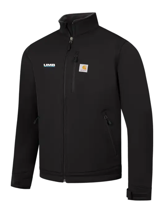 Carhartt Black Crowley Soft Shell Jacket w/UMB Logo