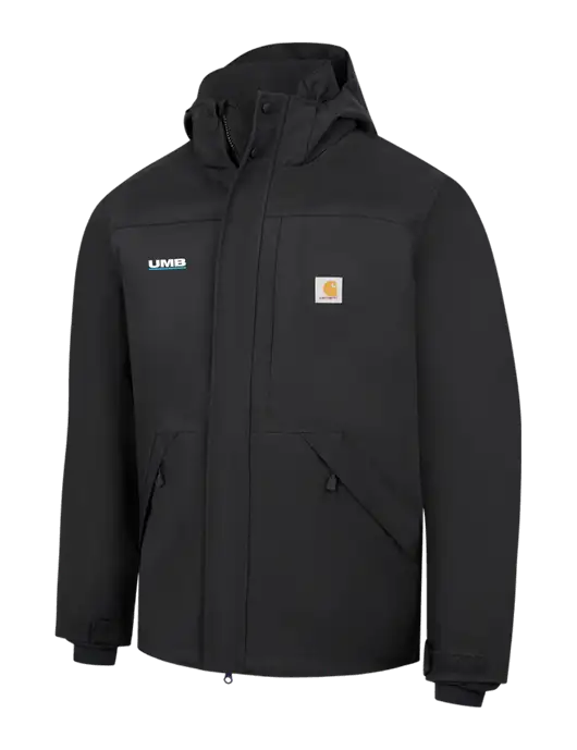 Carhartt Black Storm Defender Shoreline Jacket w/UMB Logo