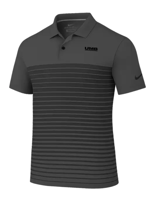 Nike Dark Grey Dri-FIT Vapor Block Polo w/UMB Logo