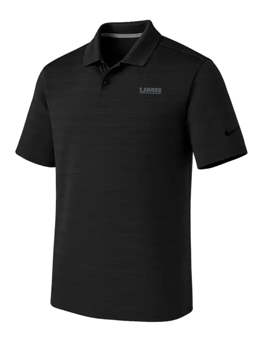 Nike Black Dri-FIT Vapor Jacquard Polo w/UMB Logo