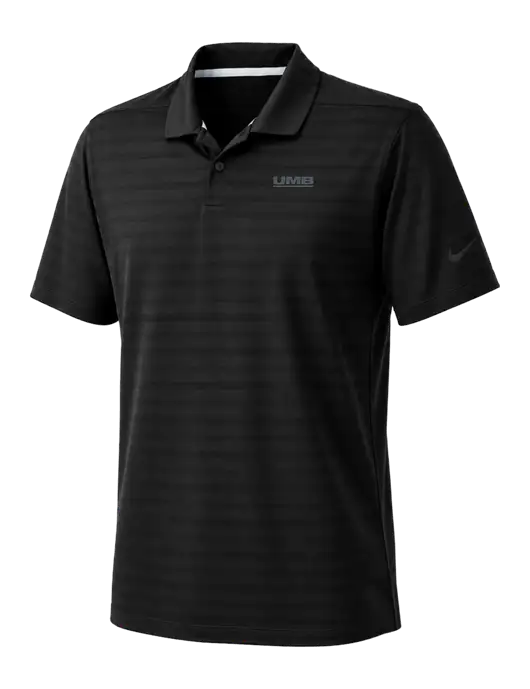 Nike Black Dri-FIT Vapor Jacquard Polo w/UMB Logo