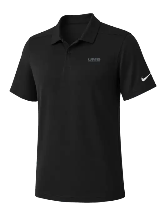 Nike Black Dry Essential Solid Polo w/UMB Logo