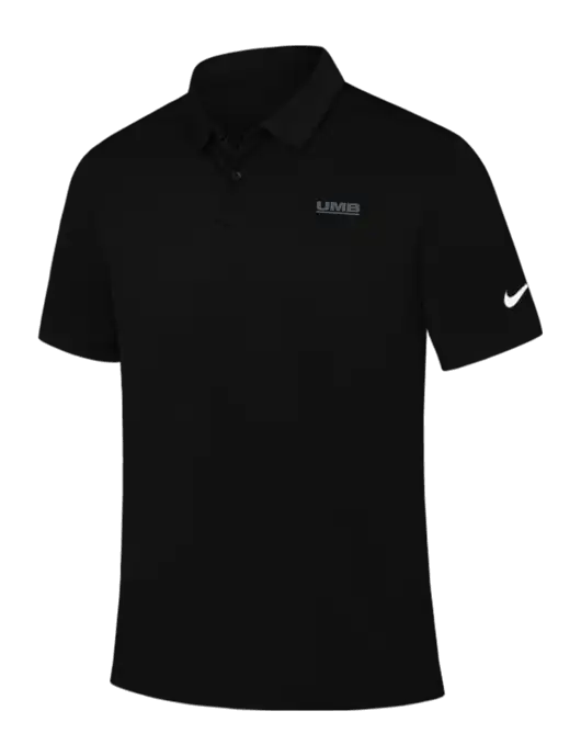 Nike Black Dry Essential Solid Polo w/UMB Logo