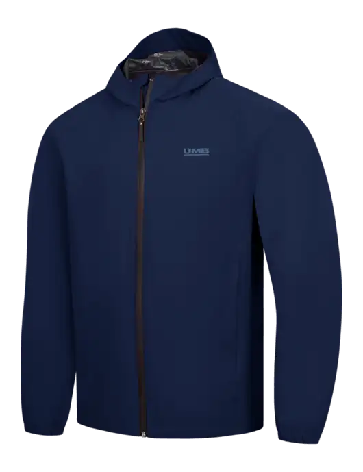 Navy Essential Rain Jacket w/UMB Logo
