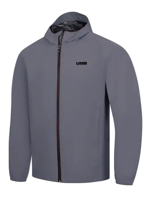 Dark Grey Essential Rain Jacket w/UMB Logo