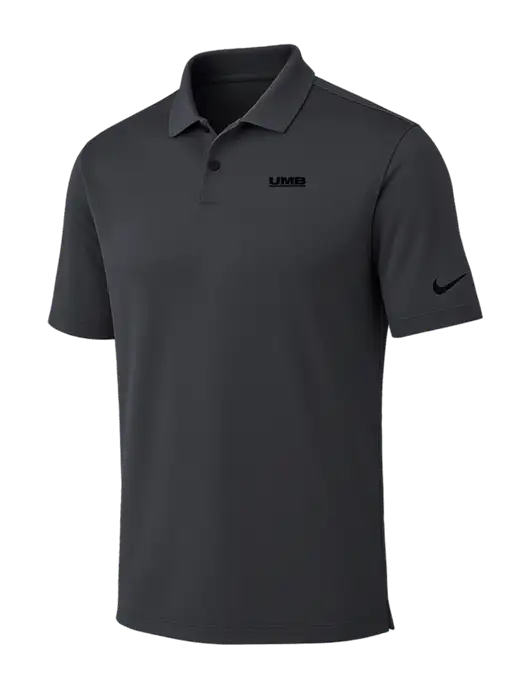 Nike Dark Grey Dri-FIT Vapor Polo w/UMB Logo