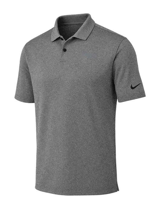 Nike Dark Grey Heather Dri-FIT Vapor Polo w/UMB Logo