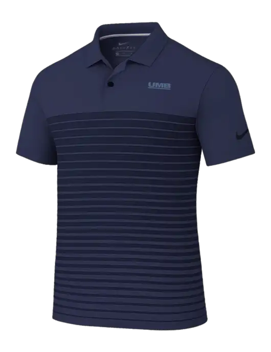 Nike Navy Dri-FIT Vapor Block Polo w/UMB Logo