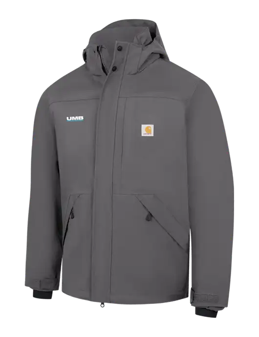 Carhartt Dark Grey Storm Defender Shoreline Jacket w/UMB Logo