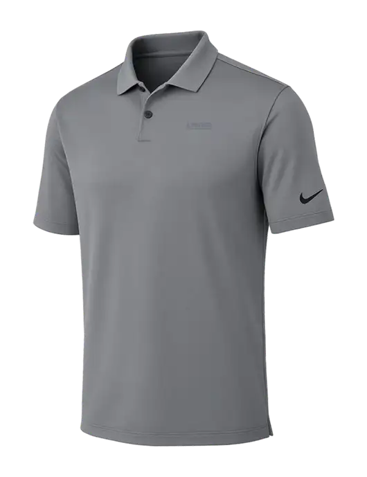 Nike Medium Grey Dri-FIT Vapor Polo w/UMB Logo
