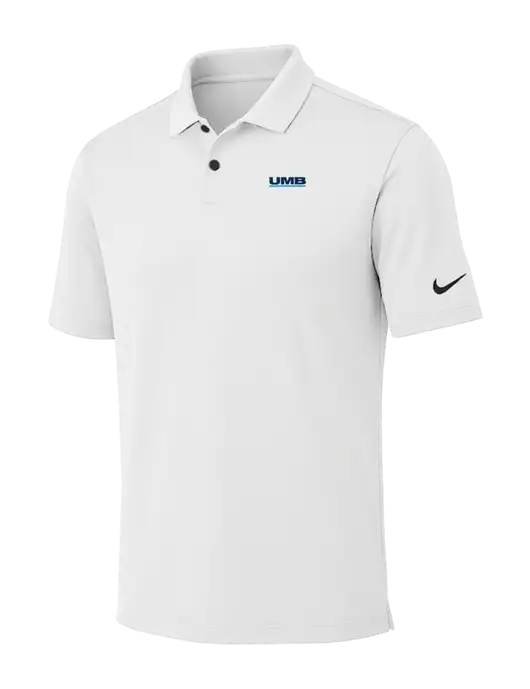 Nike White Dri-FIT Vapor Polo w/UMB Logo
