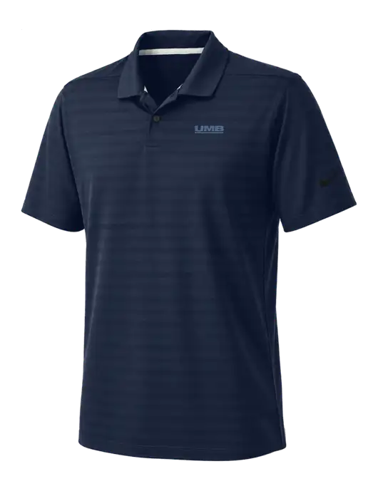 Nike Navy Dri-FIT Vapor Jacquard Polo w/UMB Logo
