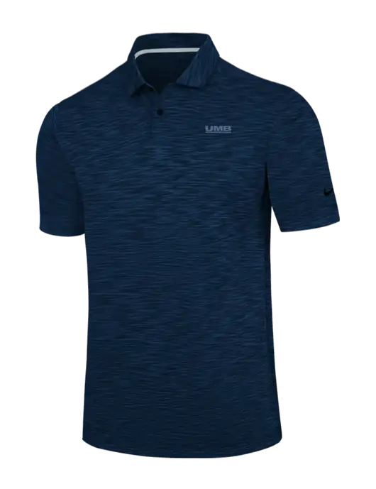 Nike Navy Dri-FIT Vapor Space Dyed Polo w/UMB Logo
