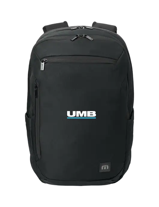 TravisMathew Black Duration Backpack w/UMB Logo