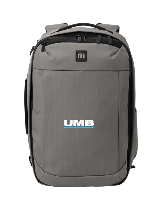 TravisMathew Medium Grey Convertible Backpack w/UMB Logo