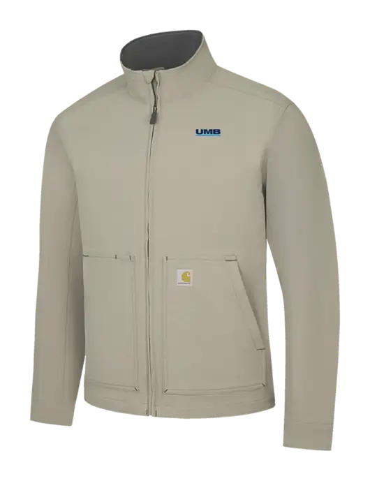 Carhartt Light  Grey Super Dux Soft Shell Jacket w/UMB Logo