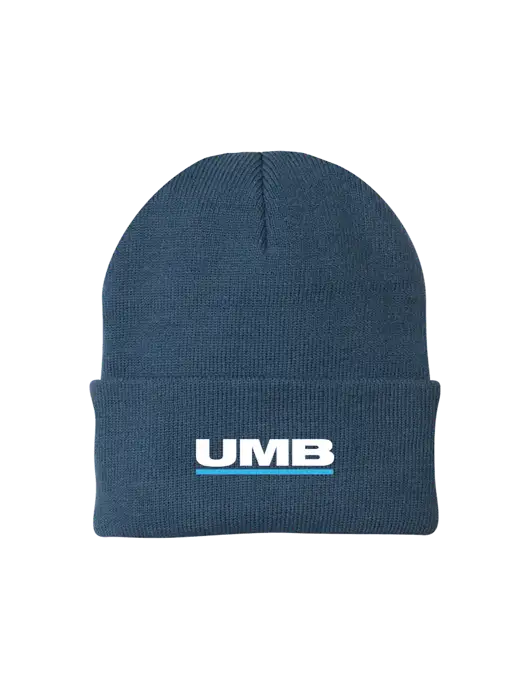 Dark Slate Knit Cap w/UMB Logo