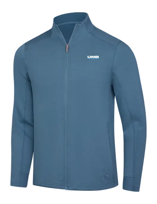 OGIO Light Slate Blue Transcend Full-Zip w/UMB Logo