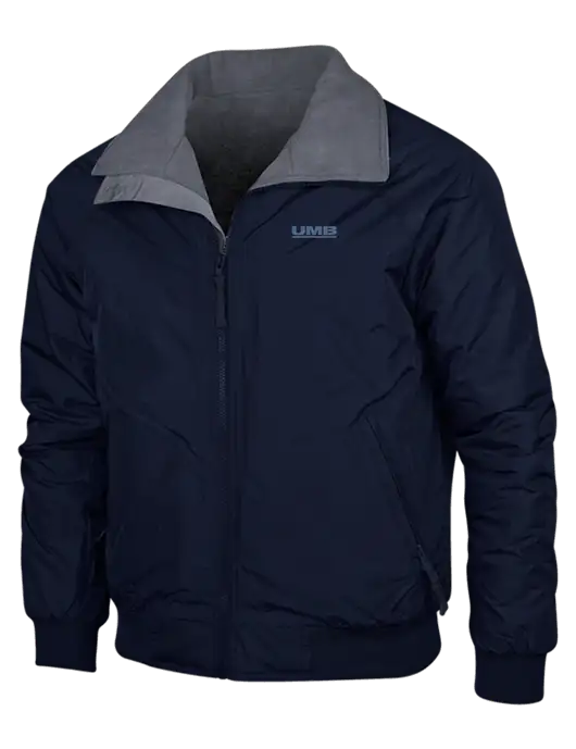 Navy/Heather Grey Classic Challenger Jacket w/UMB Logo