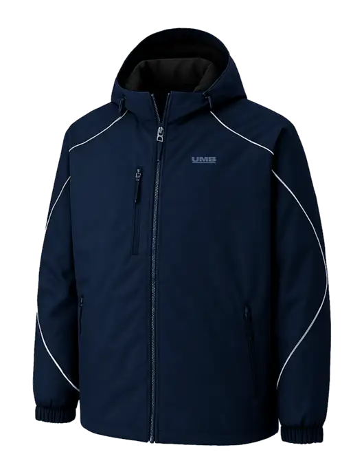 Angle 3-In-1 Dark Navy Jacket with Bonded Fleece Liner w/UMB Logo