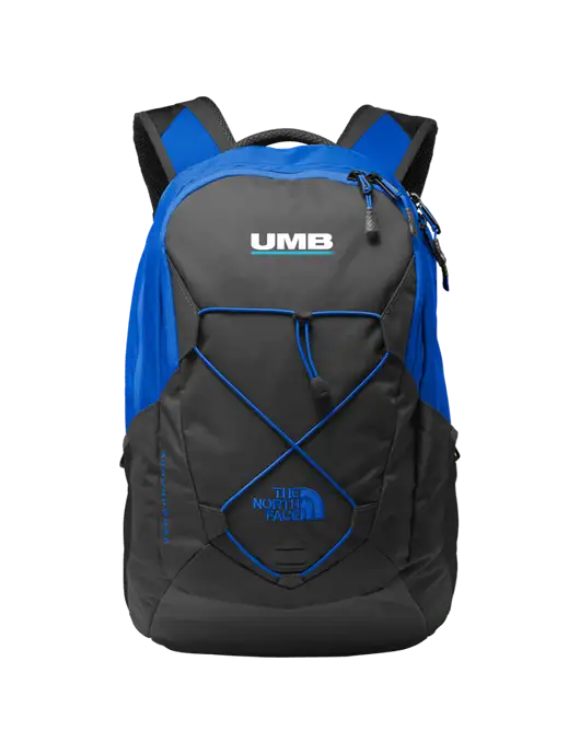 The North Face Charcoal Grey/Royal Groundwork Backpack w/UMB Logo
