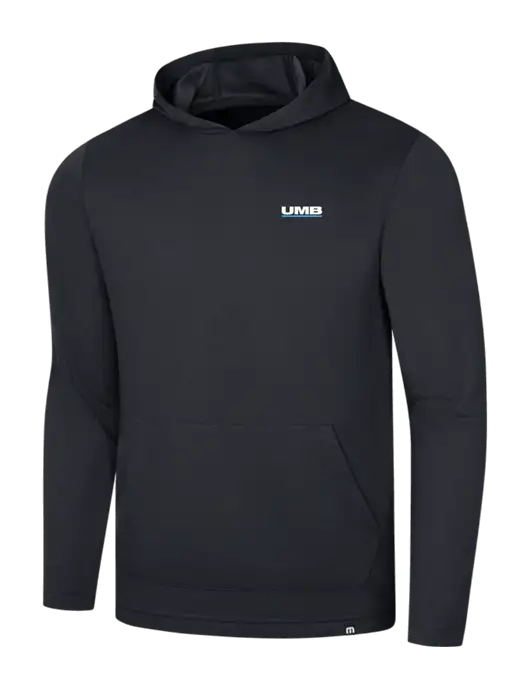 TravisMathew Black Coveside Hoodie w/UMB Logo