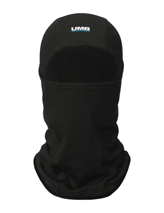 Black CornerStone Smooth Fleece Face Mask w/UMB Logo