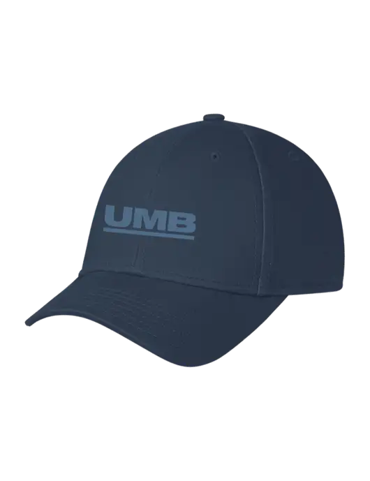 Navy Structured Cap Hook & Loop w/UMB Logo