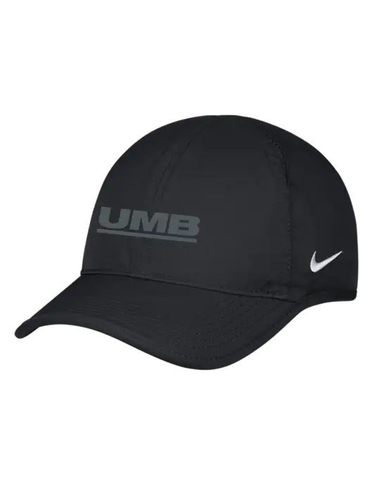 Nike Black Featherlight Cap w/UMB Logo