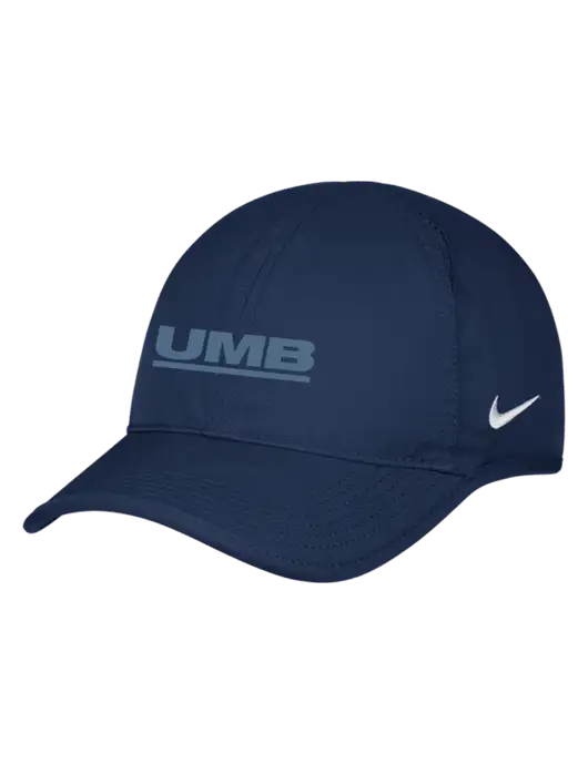 Nike Navy Featherlight Cap w/UMB Logo
