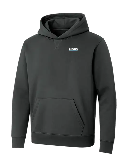 Allmade Charcoal Grey Organic French Terry Pullover Hoodie w/UMB Logo