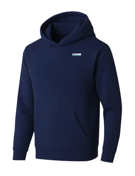 BELLA+CANVAS Navy Sponge Fleece Pullover Hoodie w/UMB Logo