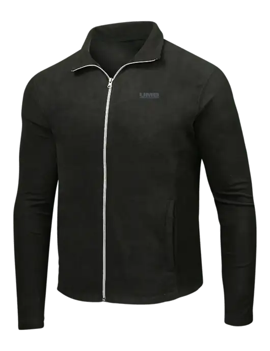 Black Microfleece Jacket w/UMB Logo