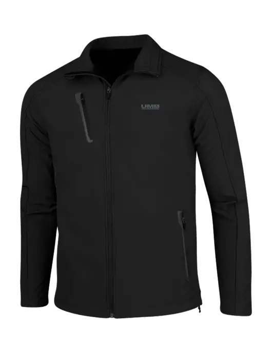 Black Welded Softshell Jacket w/UMB Logo