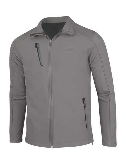 Medium Grey Welded Softshell Jacket w/UMB Logo