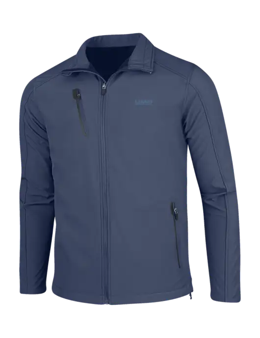 Navy Welded Softshell Jacket w/UMB Logo