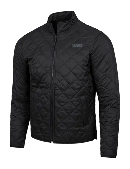 Mercer+Mettle Black Quilted Full-Zip Jacket w/UMB Logo