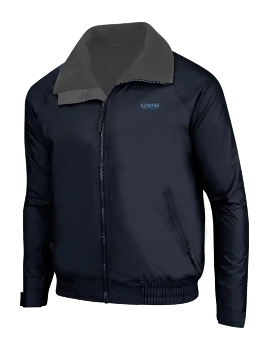 True Navy/Grey Heather Classic Competitor Jacket w/UMB Logo