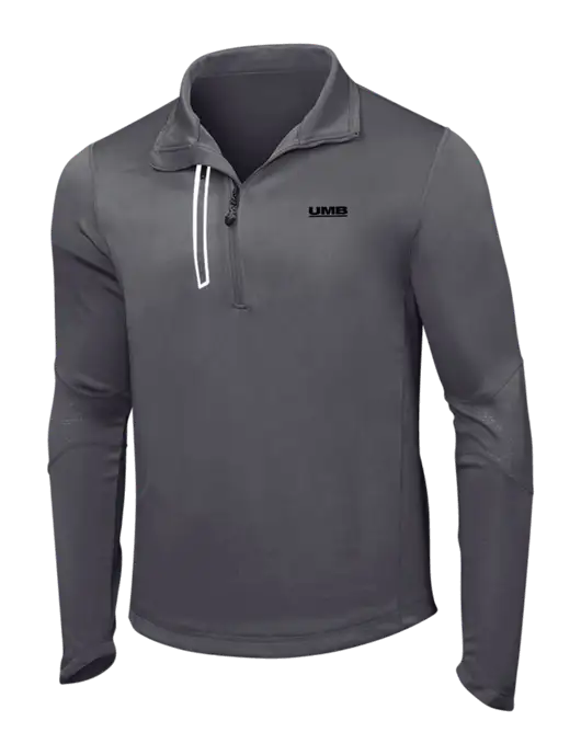 OGIO Gear Grey Endurance Fulcrum 1/4 Zip w/UMB Logo