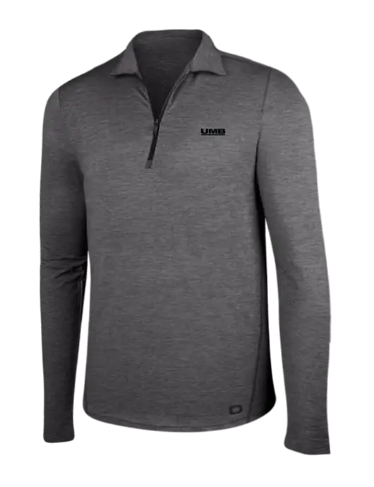 OGIO Gear Grey Heather Endurance Force 1/4 Zip w/UMB Logo